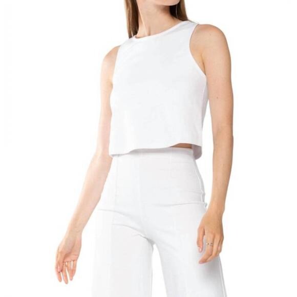 NEW RIPLEY RADER ponte tank top in off white - Picture 1 of 3